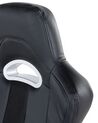 Office Chair Faux Leather Black ADVENTURE_495150
