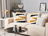 Set of 2 Tufted Patchwork Cushions 45 x 45 cm Multicolour MONARDA_801565