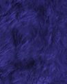 Sheepskin Rug Navy Blue ULURU_807710