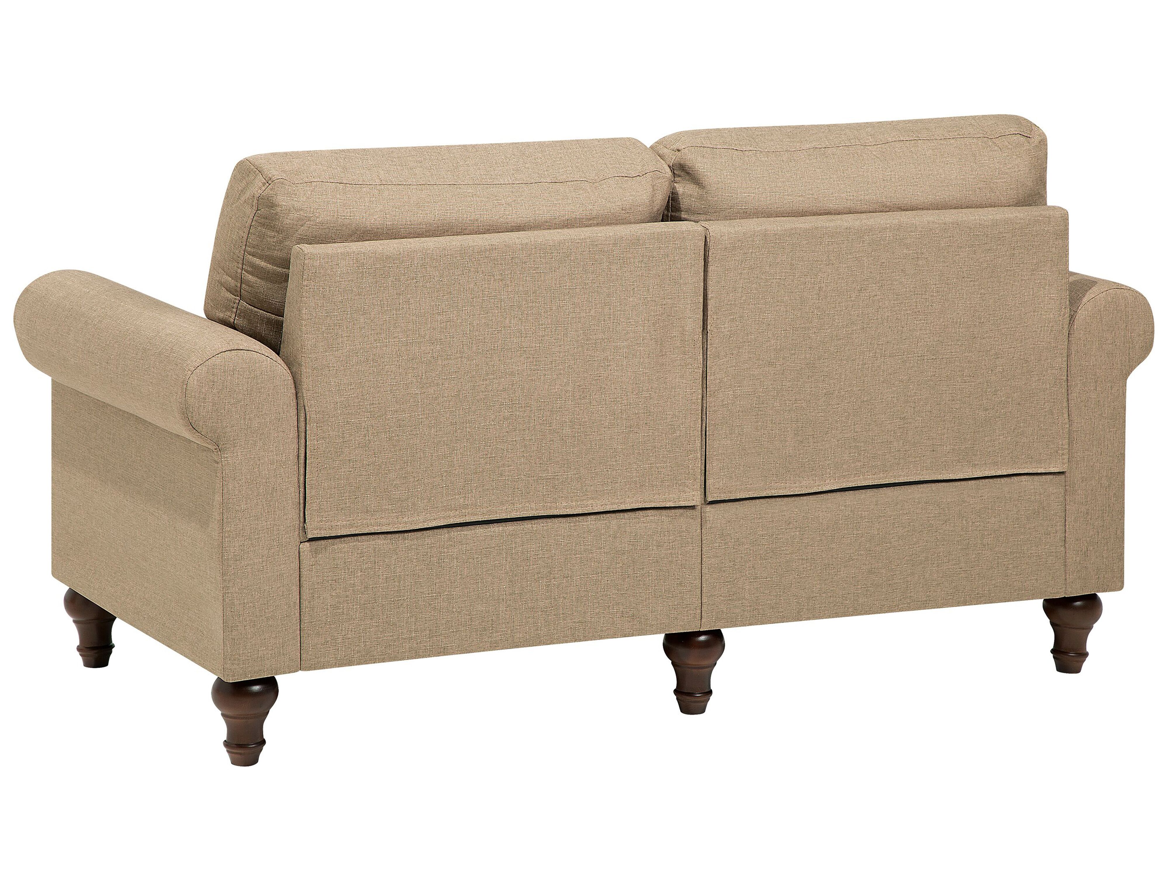 Sofá 2 plazas tapizado beige arena OTRA | Beliani.es