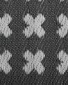 Venkovní koberec 90 x 180 cm černý ROHTAK_766411