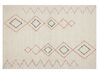 Tapis en coton 140 x 200 cm beige GUWAHATI_839170