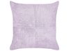 Set of 2 Corduroy Cushions 43 x 43 cm Violet MILLET_854650