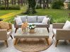 5 Seater PE Rattan Garden Sofa Set Grey VITTORIA XL_810236