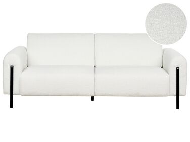 3-personers sofa boucle hvid ASKIM