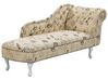 Right Hand Chaise Lounge Print Beige NIMES_763930