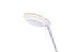 Metal LED Desk Lamp with USB Port Silver and White CORVUS_854195
