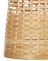 Lampadario legno di bambù beige e naturale 129 cm SUAM_827200