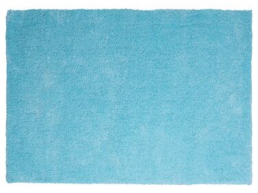 Vloerkleed polyester lichtblauw 140 x 200 cm DEMRE