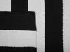 Dywan zewnętrzny 160 x 230 cm czarno-biały TAVAS_714867