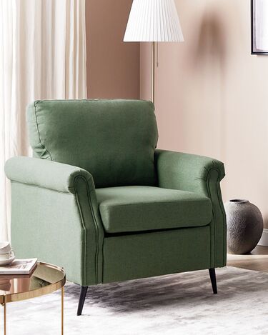 Fabric Armchair Green VIETAS