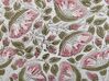 Cotton Cushion Floral Pattern with Tassels 45 x 45 cm Multicolour CARISSA_839123