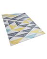 Tapis 230 x 160 cm motif triangulaire multicolore KALEN_805043