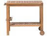 Mesa de apoio de madeira com rodas SASSARI_691820