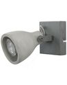 Set of 2 Concrete Spotlight Lamps Grey MISTAGO_785680