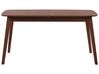 Stół do jadalni rozkładany 120/150 x 75 cm ciemne drewno MADOX _422588