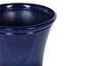 Conjunto de 2 vasos para plantas em fibra de argila azul marinho 46 x 46 x 40 cm KOKKINO_841563
