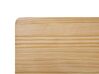 Cama de solteiro em madeira clara 90 x 200 cm ROYAN_759932