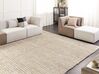 Bavlněný koberec 300 x 400 cm béžový/bílý BARKHAN_870031