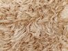Faux Fur Bedspread 150 x 200 cm Light Brown DELICE_840339