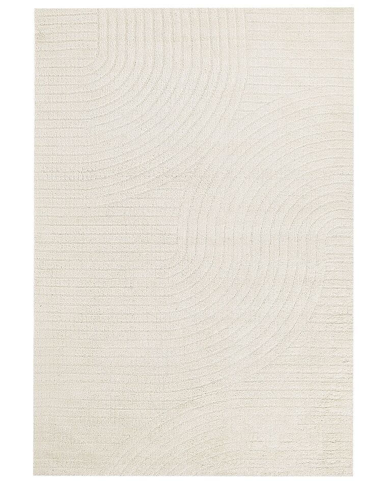 Alfombra de lana beige 160 x 230 cm DAGARI_901765