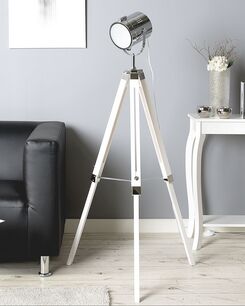 Lattiavalaisin mäntypuu valkoinen ALZETTE Lattiavalaisin mäntypuu valkoinen ALZETTE