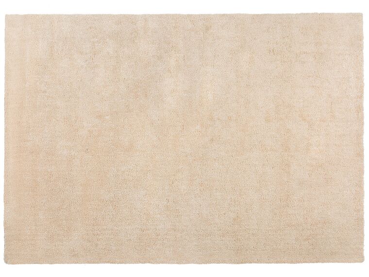 Tappeto shaggy beige chiaro 160 x 230 cm DEMRE_683546