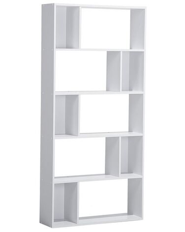 5 Tier Bookcase White ORILLA