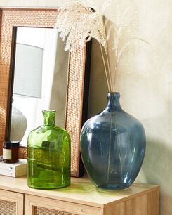 Kukkamaljakko lasi sininen 39 cm ROTI Kukkamaljakko lasi sininen 39 cm ROTI