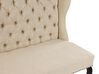 2 Seater Fabric Kitchen Sofa Beige TORSBY_793370