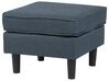 3 Seater Fabric Sofa with Ottoman Dark Grey AVESTA_741960