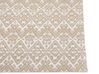 Teppich Jute beige 200 x 300 cm geometrisches Muster Kurzflor ATIMA_852790