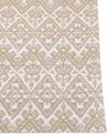 Teppich Jute beige 200 x 300 cm geometrisches Muster Kurzflor ATIMA_852790