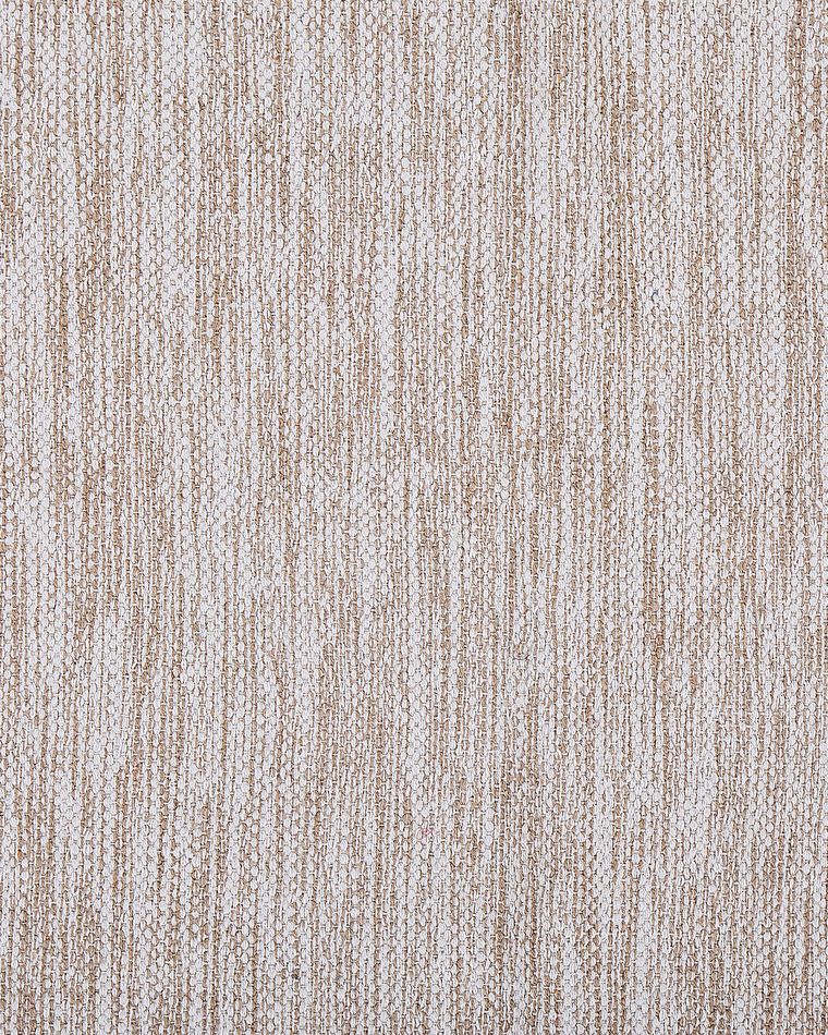 Cotton Area Rug 80 x 150 cm Beige DERINCE Beliani.co.uk