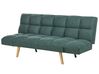Canapé-lit 3 places en tissu vert INGARO_894170