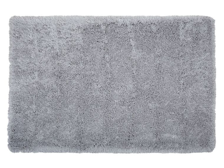 Tappeto shaggy rettangolare grigio chiaro 140 x 200 cm CIDE_746774