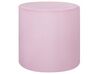 Pouf Samtstoff rosa ⌀ 47 cm LOVETT _753499
