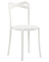 Conjunto de 4 cadeiras de plástico brancas CAMOGLI_809281
