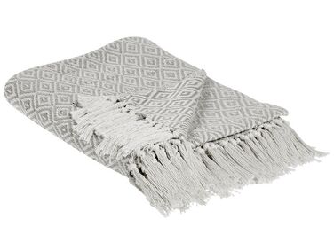 Cotton Blanket 125 x 150 cm Taupe MITYAL