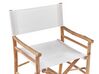 Bamboo Bistro Set Light Wood and Off-White MOLISE_809542