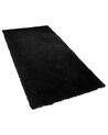 Fekete hosszú szálú szőnyeg 80 x 150 cm EVREN_806018