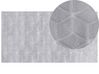 Kunstfellteppich Kaninchen grau 80 x 150 cm Shaggy THATTA_858690