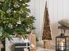 Figura decorativa árvore de natal castanha clara TOLJA_787396
