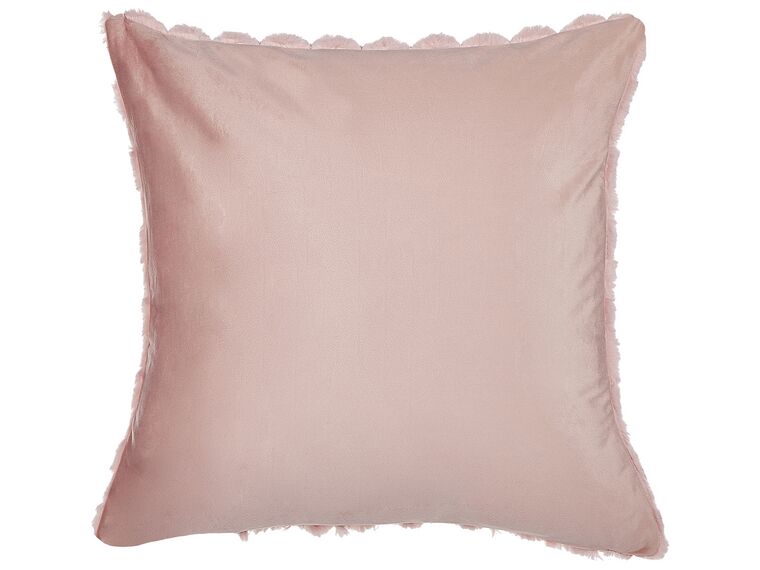 Dreams & Drapes Kissen 'Fearne' – Geflochtenes Design In Weichem Gold, 43x43 Cm