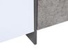 TV Stand LED Concrete Effect with White RUSSEL_760657