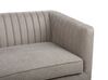 3 Seater Fabric Sofa Light Brown SKAULE_894087