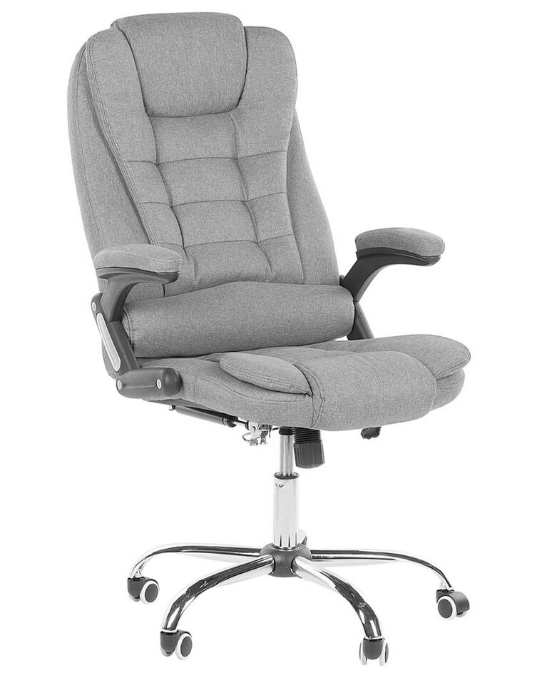 Fabric Executive Chair Grey ROYAL_752128