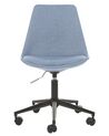 Fabric Armless Desk Chair Light Blue DAKOTA_868426