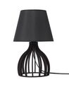 Černá dřevěná stolní lampa AGUEDA_694970