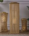 Lanterna em madeira de bambu natural 88 cm BALABAC_873719